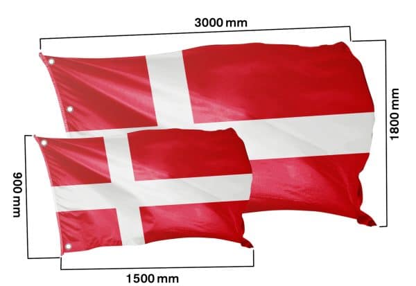 Banner Nationalfarben Dänemark - Klassisch