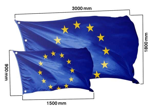 Banner Nationalfarben Europa - Klassisch