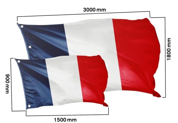 Banner Nationalfarben Frankreich - Klassisch