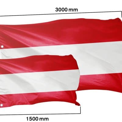 Banner Nationalfarben Österreich - Klassisch