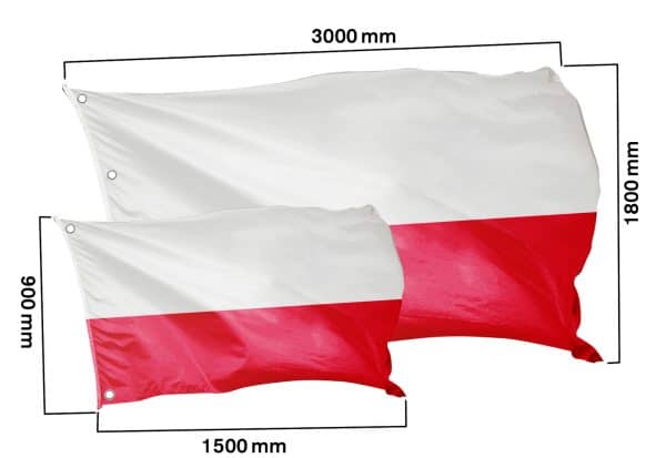 Banner Nationalfarben Polen - Klassisch