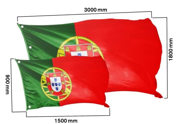 Banner Nationalfarben Portugal - Klassisch