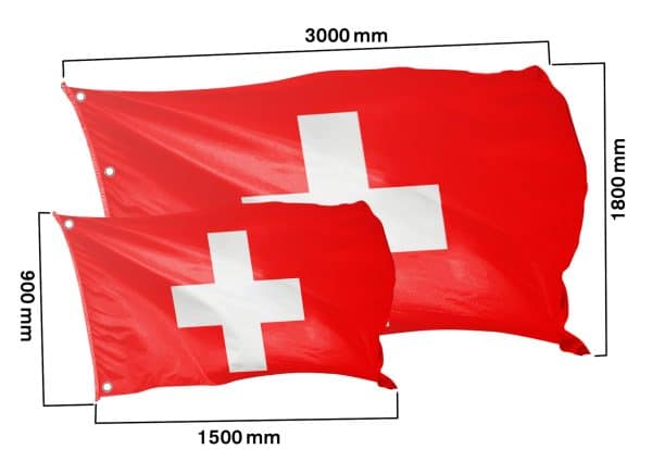 Banner Nationalfarben Schweiz - Klassisch