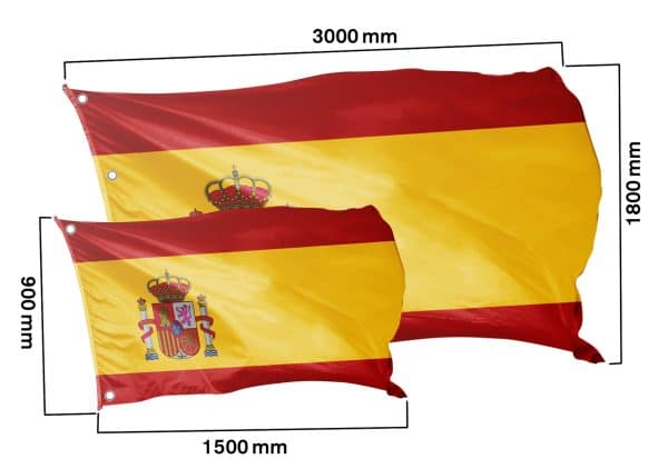 Banner Nationalfarben Spanien - Klassisch