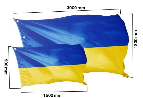 Banner Nationalfarben Ukraine - Klassisch