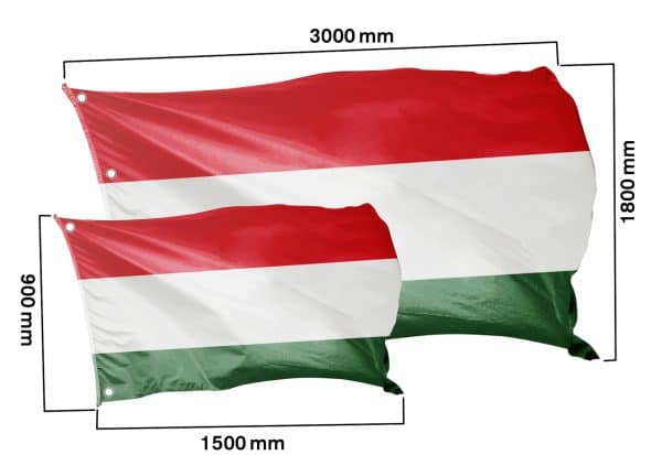 Banner Nationalfarben Ungarn - Klassisch